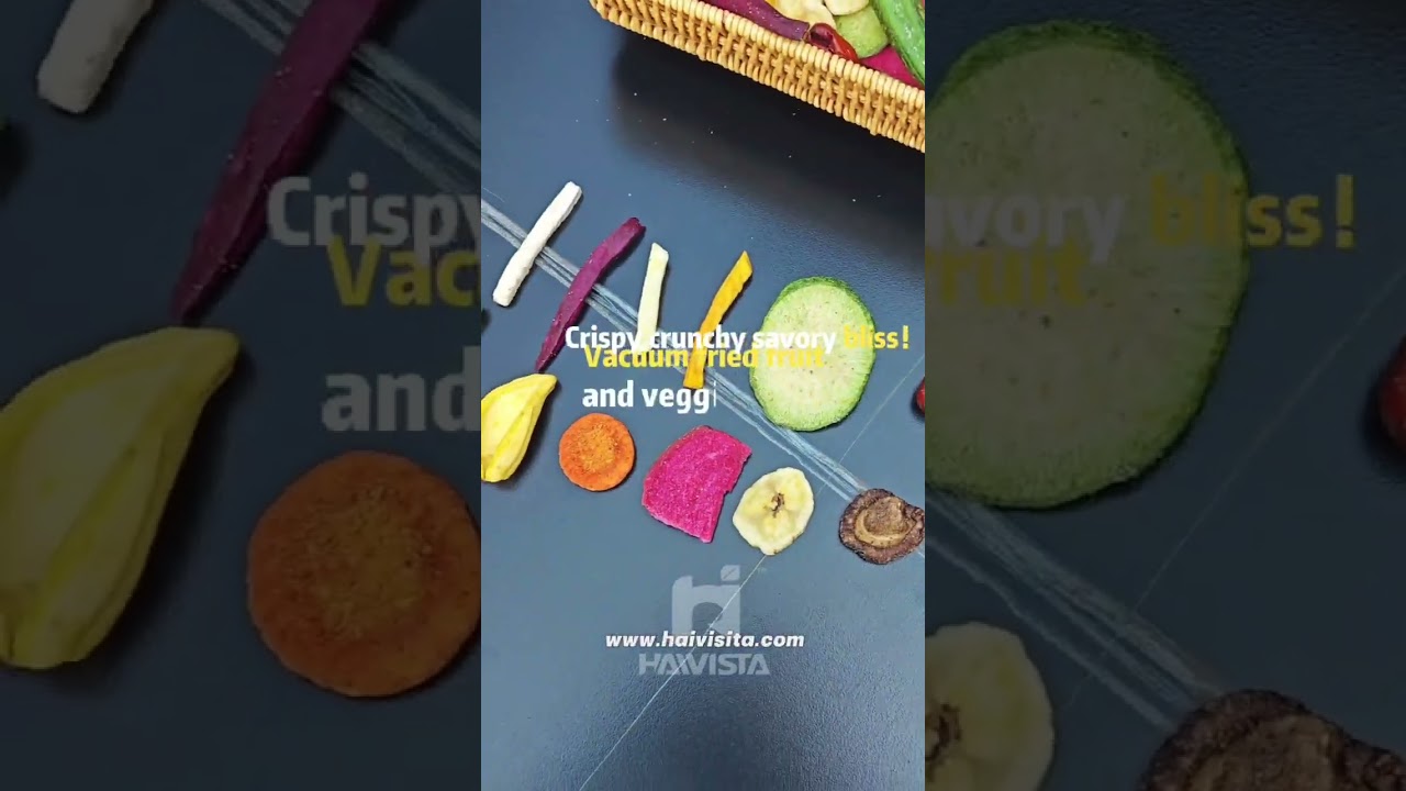 Warning 🚨 These vacuum-fried fruit & veggie chips are dangerously addictive! #SnackAddict #health