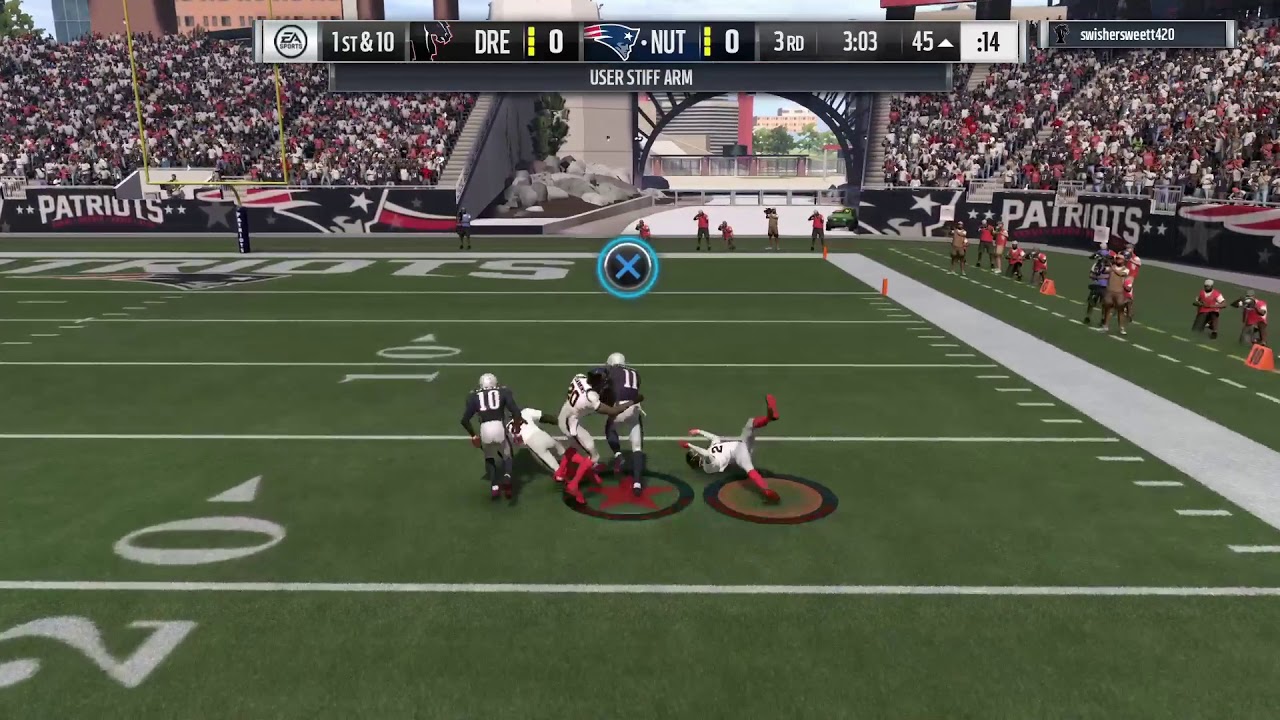 MUT 17: Breaking 5 tackles for a 45 yard touchdown