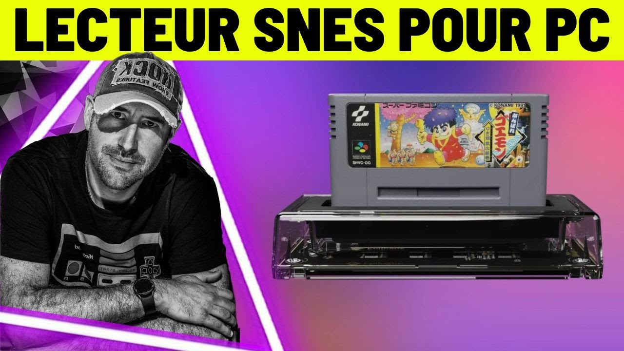 SNES : UN LECTEUR CARTOUCHE POUR PC (USB) 😋