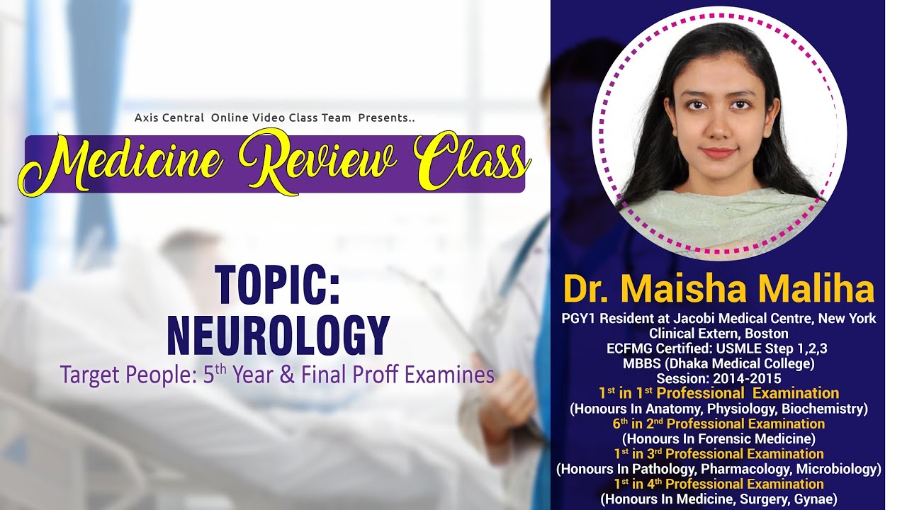 Neurology ll Dr. Maisha Maliha