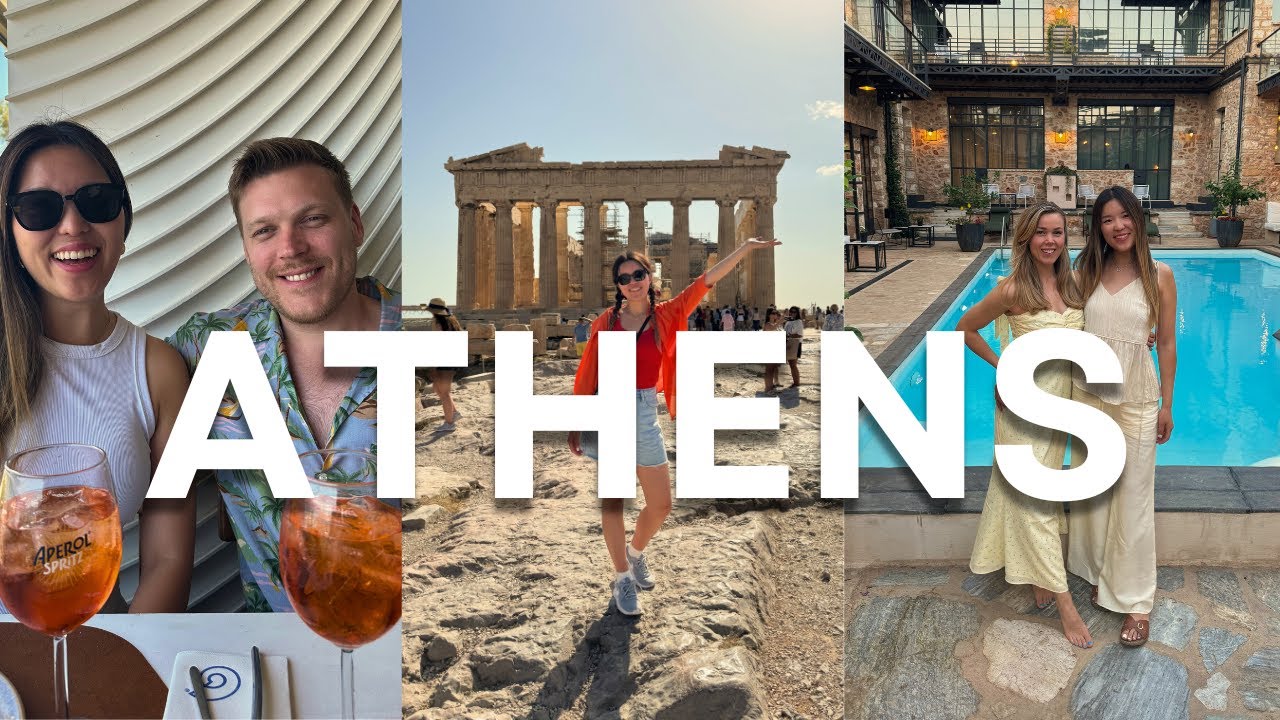 GREECE TRAVEL VLOG I Acropolis, Athenian Riviera, NOT hotel, and fun adventures in Athens!
