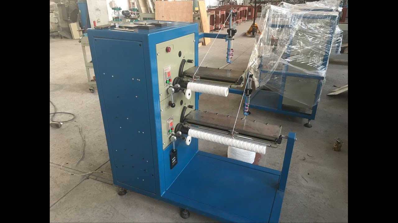 full auto pp yarn winding machine with PLC system