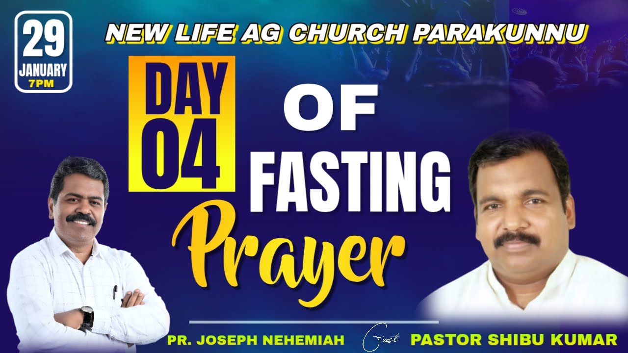 LIVE 07 DAY'S  FASTING PRAYER |  JAN 26 - FEB 1 2026 || NEW LIFE AG CHURCH PARAKUNTU