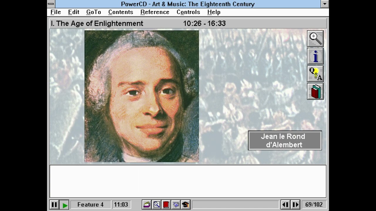 Art & Music - The Eighteenth Century  (CD-ROM) [1996]