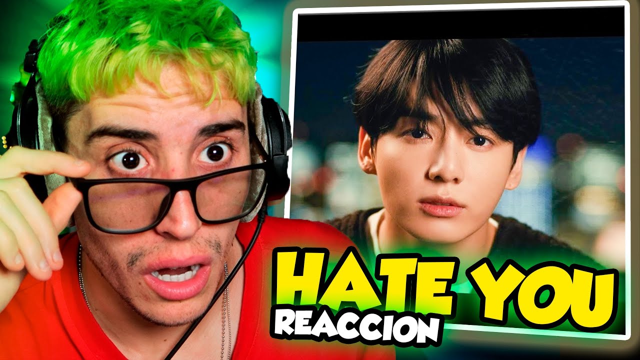 JUNG KOOK es el MEJOR de LEJOS. REACCION a 정국 (Jung Kook) 'Hate You' Official Visualizer