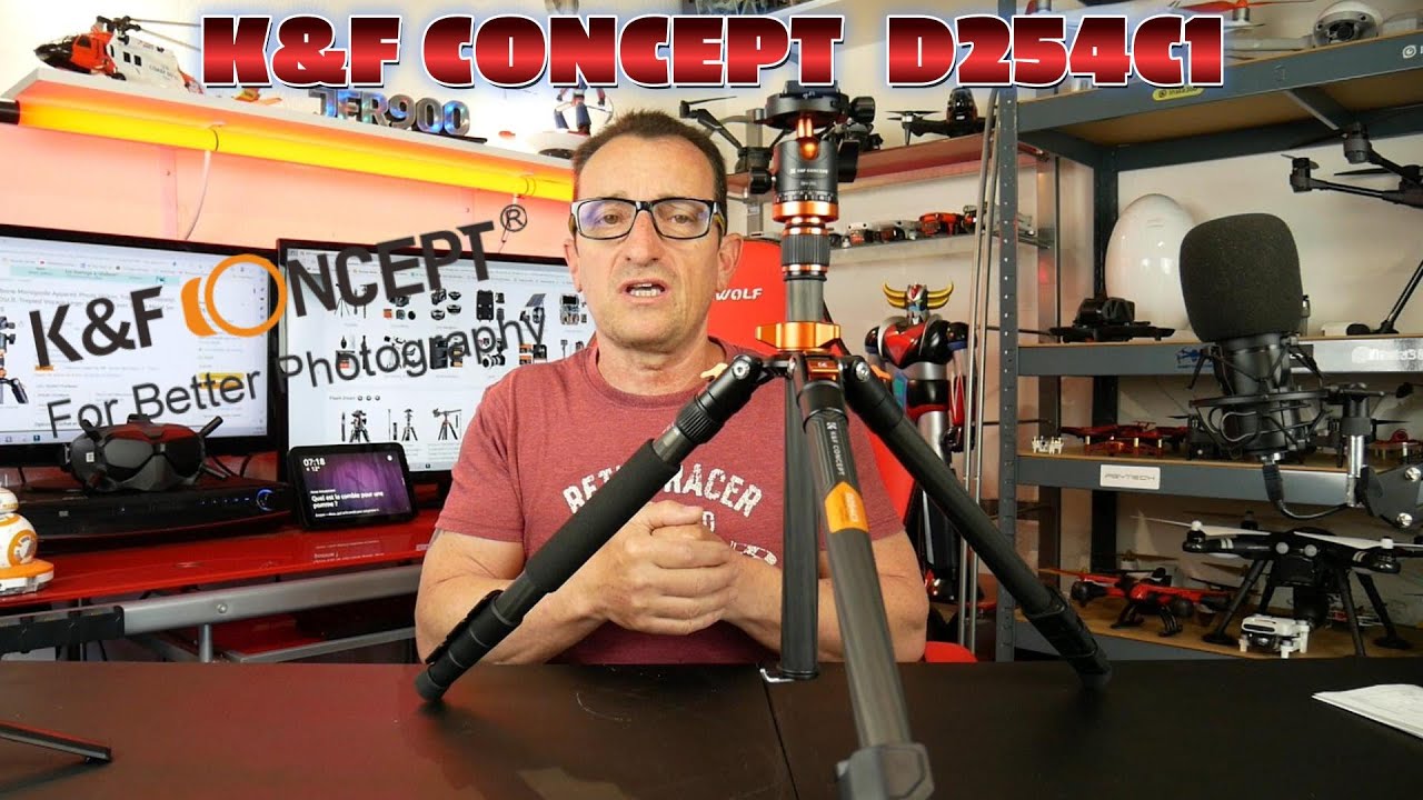 TREPIED K&F CONCEPT D254C1 ,Superbe , Leger , costaud , il vous le faut !