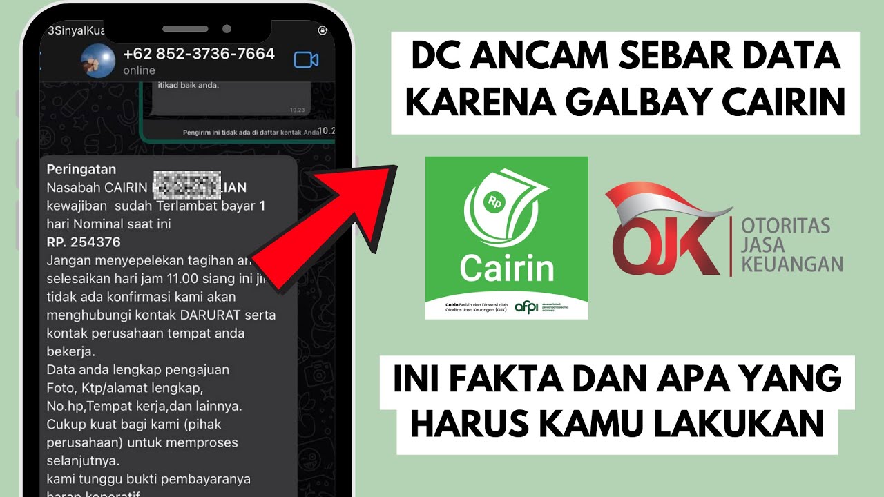 Pinjol Cairin Sebar Data atau Tidak Kalau Galbay 2025? | Konsekuensi Telat Bayar Cairin❗️