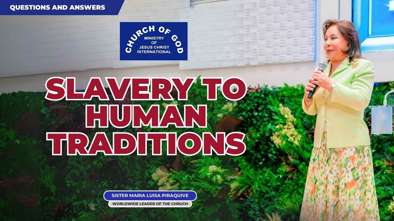 (English) Slavery to Human Traditions by Sr. Maria Luisa Piraquive