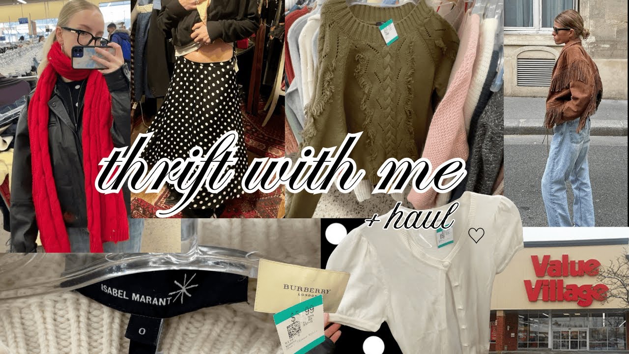 2025 thrift with me + haul ⋆｡✩ boho chic & 90s vibes