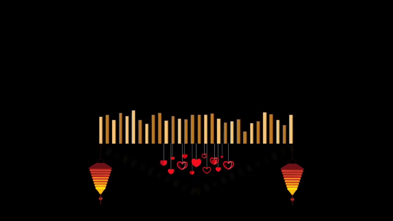 1minute audio visualizer black screen video | music player icon background effects | editing 2023