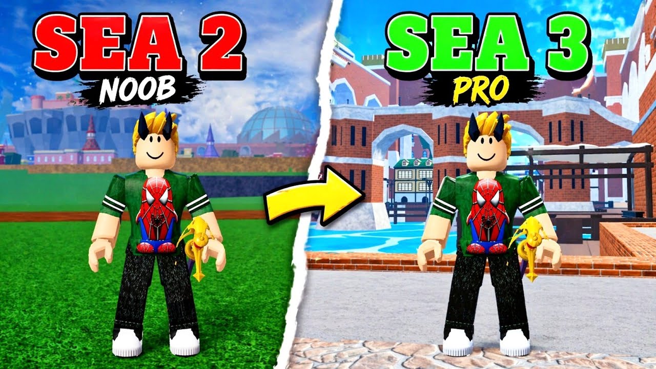 From Noob to Third Sea in Blox Fruits.. My Main Journey Begins 😱🔥