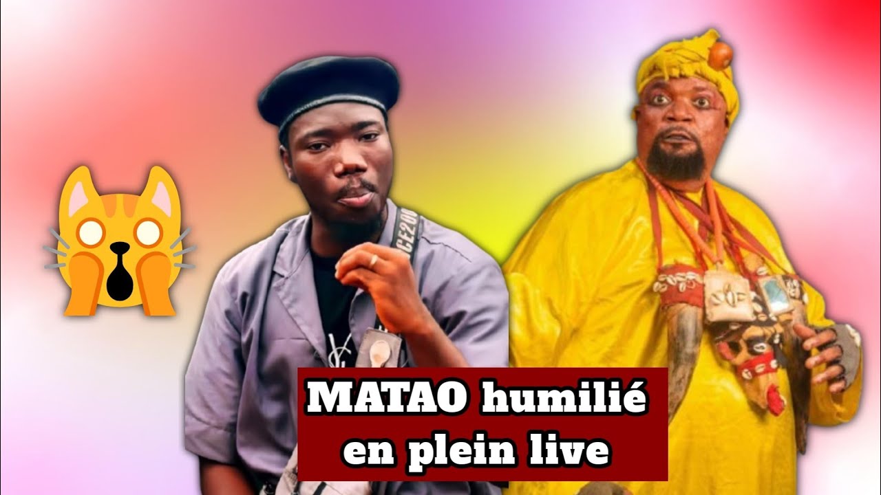 Affaire Jérémy Dégamé et ANANSOU : MATAO humilié en plein live de Jérémy Dégamé 