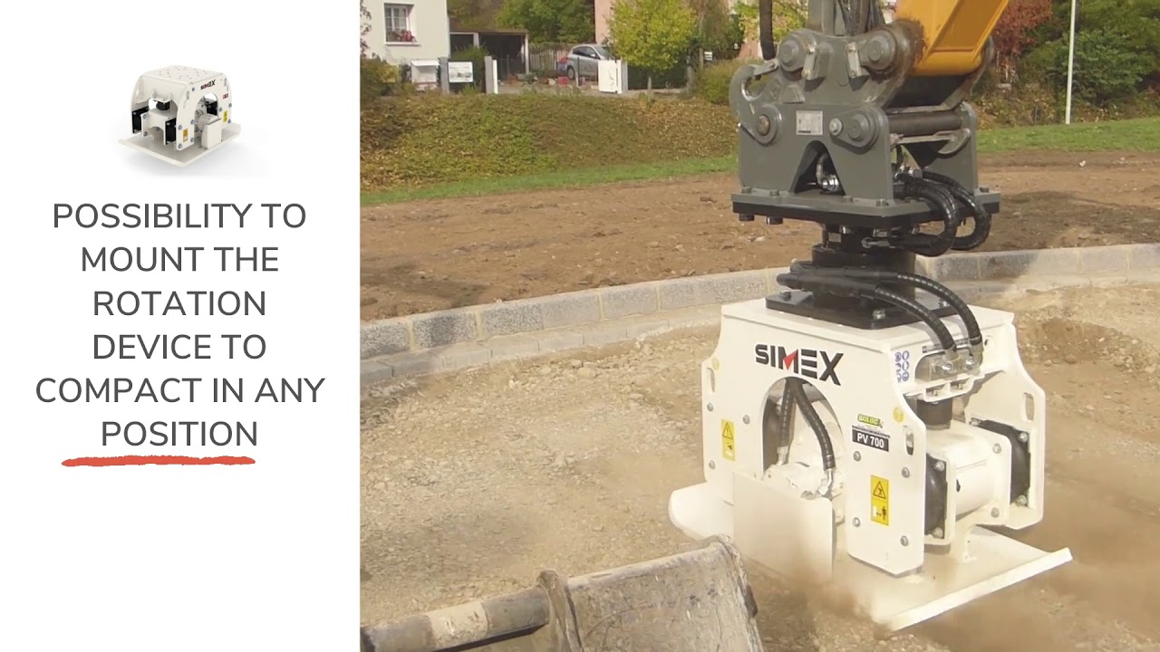 Simex PV vibrating plate compactors