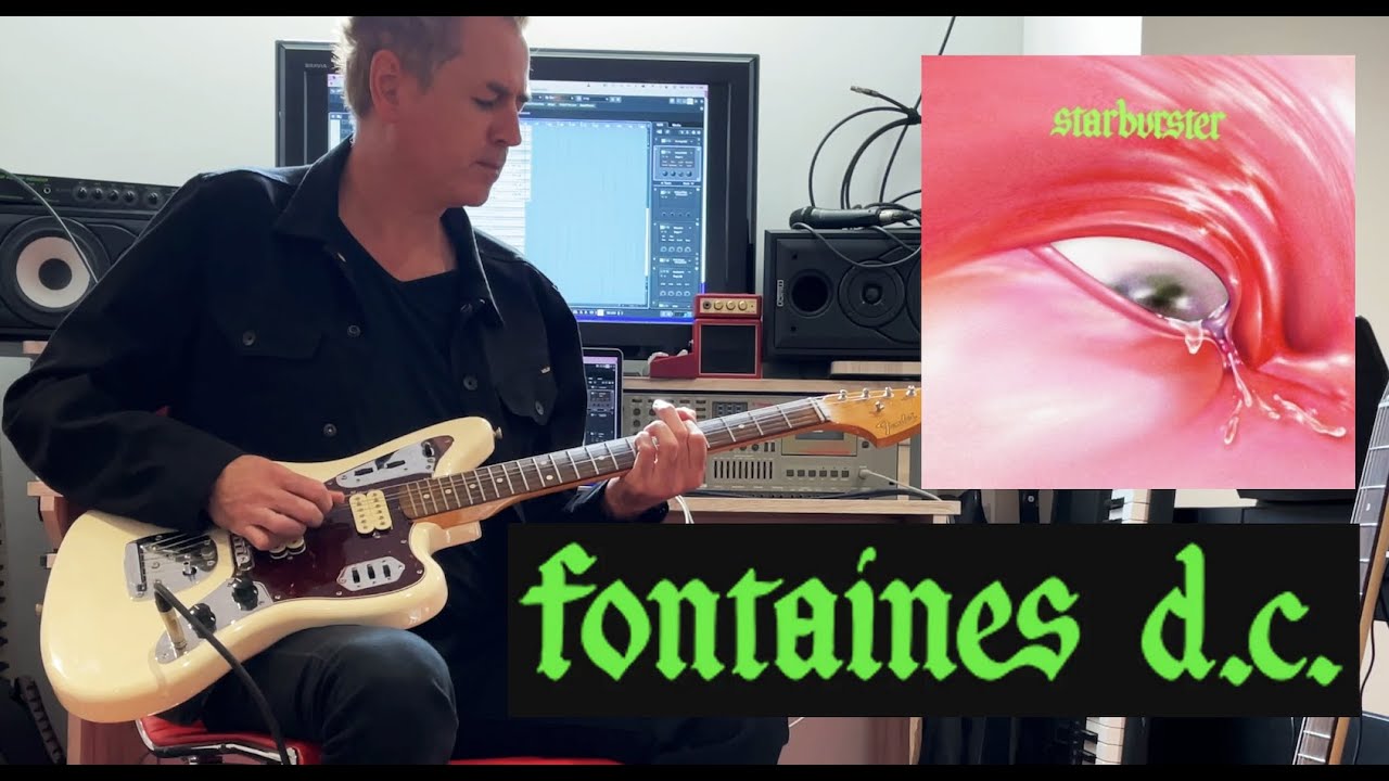 Fontaines DC starburster guitar cover, Drums + Keyboard Cover Mobland Theme Romance Fender Jaguar