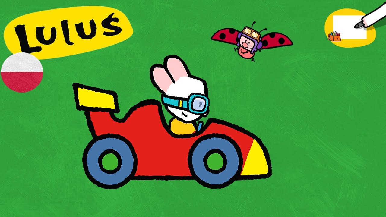 Luluś, narysuj mi 🎨 ✏ Luluś, narysuj mi samochód ✏ Naucz się rysować z Lulusiem ! | ⬇⬇⬇