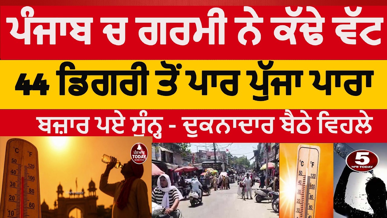 Punjab heat wave in june | heatwave in punjab | punjab hot smummer impact on shopkeepers |punjab hot