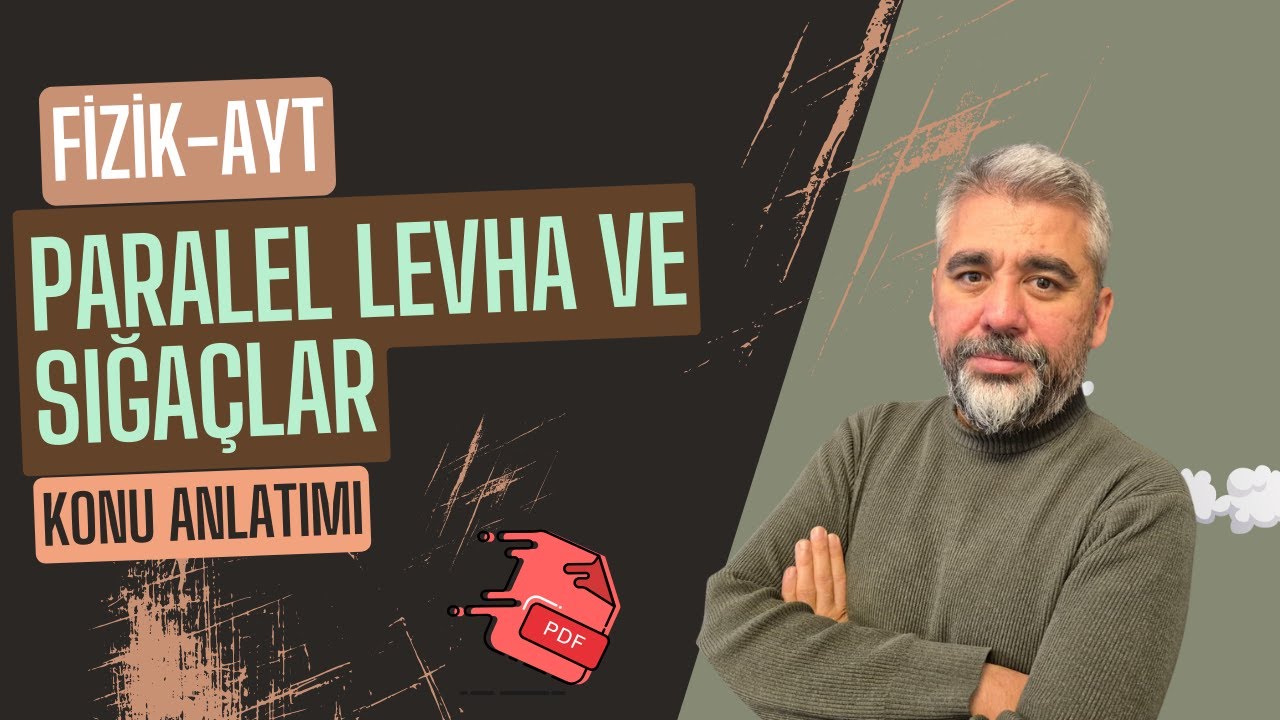 Ayt fizik I Paralel levha ve sığaç konu anlatımı  I 2025