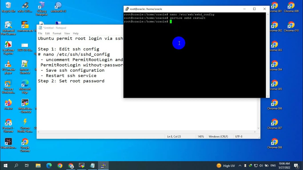 Ubuntu Allow Root Login Directly via SSH - Ubuntu 20.04 LTS