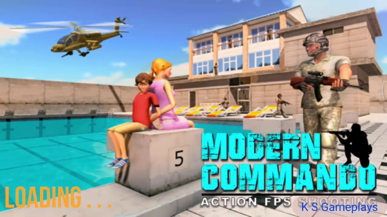 Modern Commando Action FPS Shooting Android Gameplay Full HD