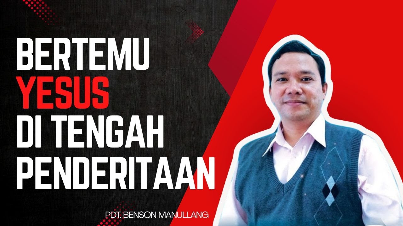 Bertemu Yesus di tengah Penderitaan