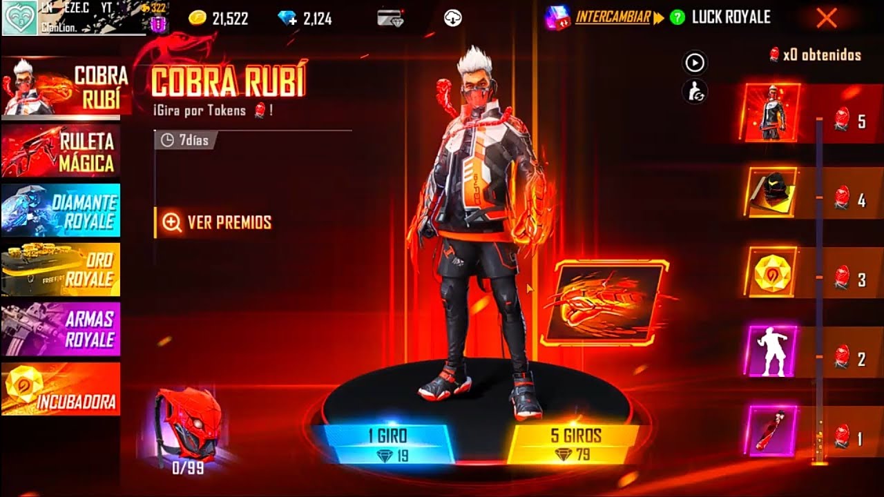 SACANDO EL *NUEVO TRAJE COBRA* / FREE FIRE