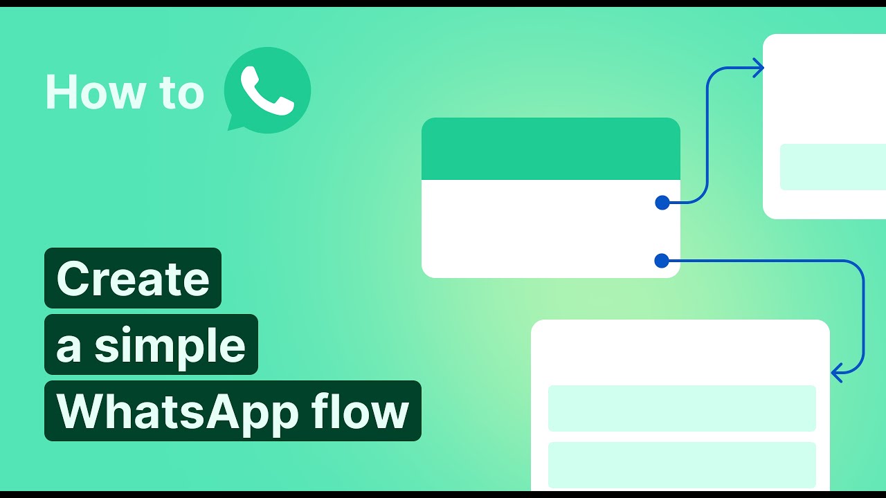 How to create a simple WhatsApp flow in Chatfuel