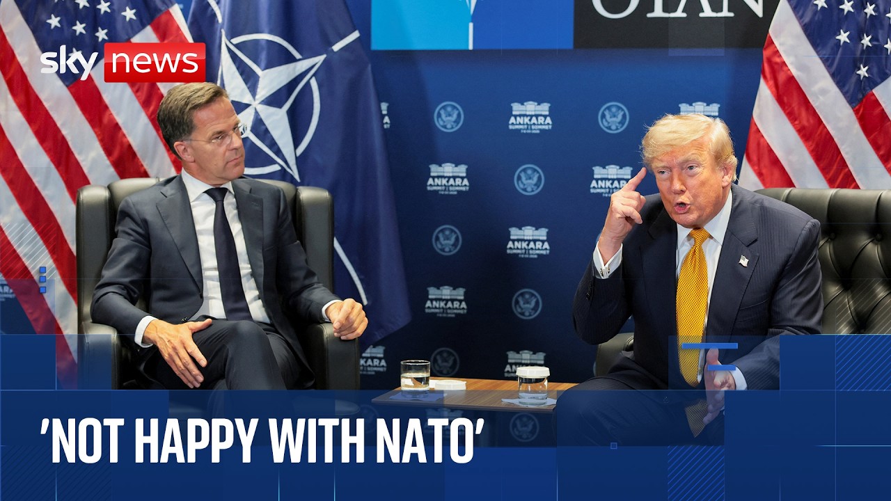 NATO leaders meet in Turkey, as Trump says US 'has been treated unfairly'