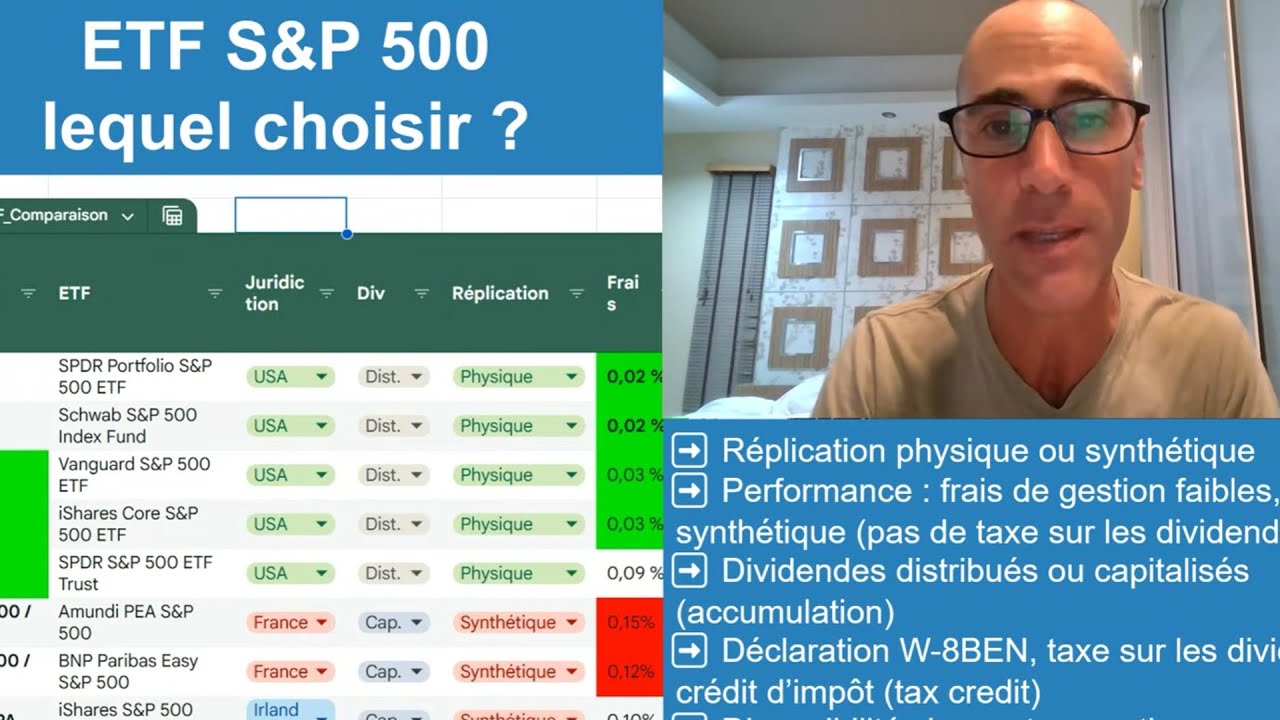 Quel ETF S&P 500 Choisir ?