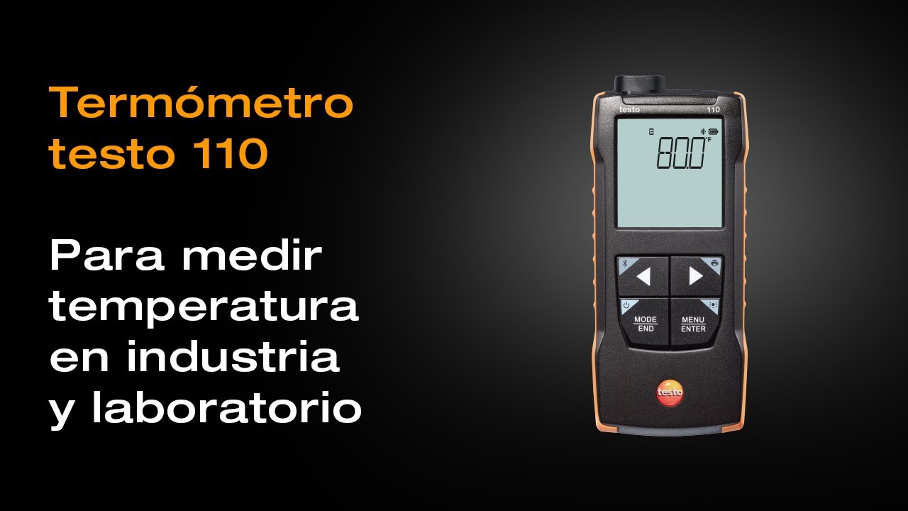 Testo 110: medición de temperatura en industria y laboratorio | Be sure. Testo