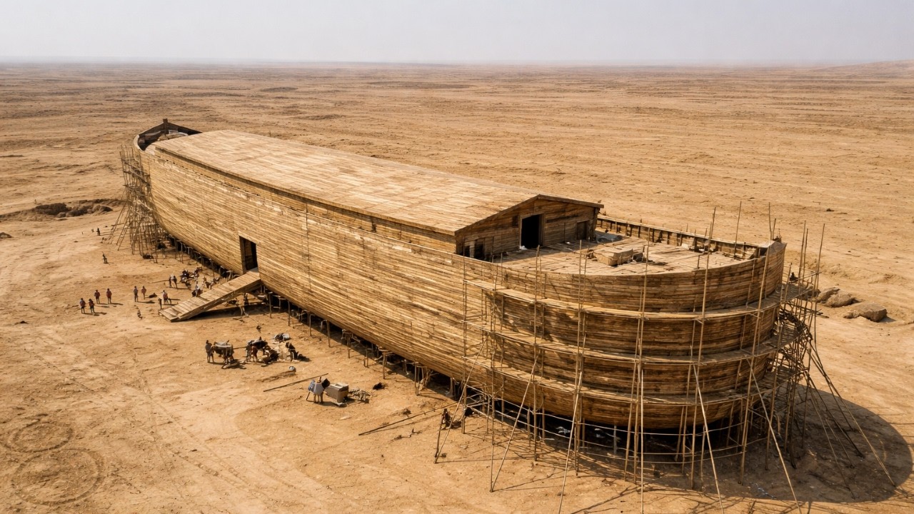 How Noah’s Ark Was Really Built: Tools, Timber, and the Workers Behind It