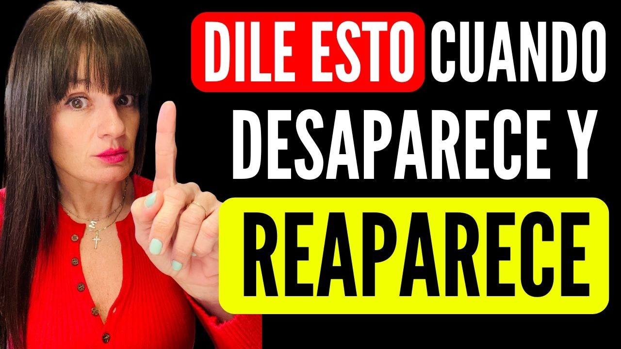 😱 QUÉ HACER CUANDO DESAPARECE Y REAPARECE COMO SI NADA?!