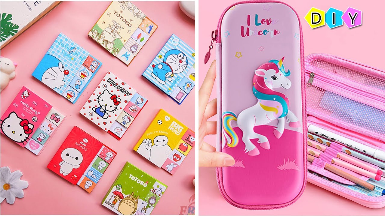 How to make cute stationery / DIY cute stationery / Handmade stationery / School supplies