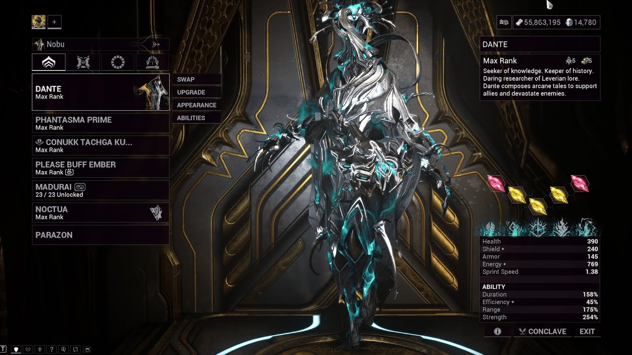 Warframe Maximum Investment - Dante (Companion/Damage Cap/All In One) | The Old Peace