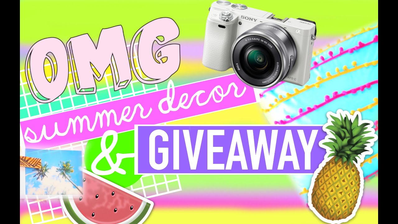 DIY Summer Room Decor & HUGE GIVEAWAY | Paris & Roxy