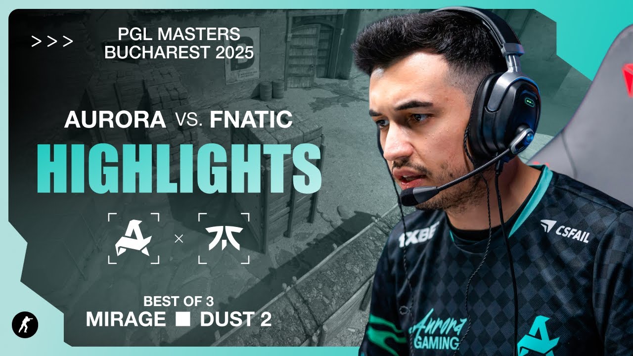Aurora vs. fnatic | Highlights | PGL Masters Bucharest 2025