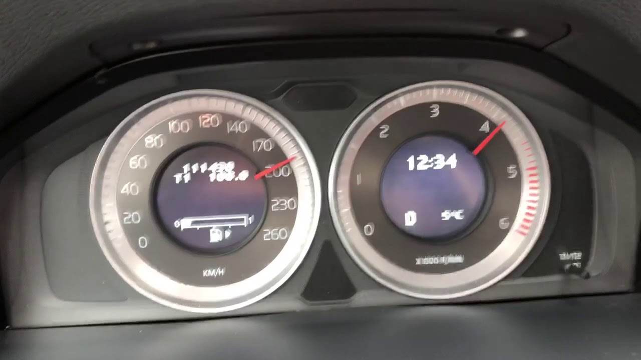 Volvo V60 D3 163KM 0-195KM/H Acceleration German Autobahn