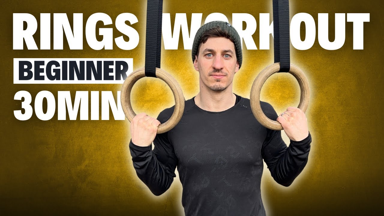 30 Min GYMNASTIC RINGS WORKOUT for Beginners | Calisthenics Training