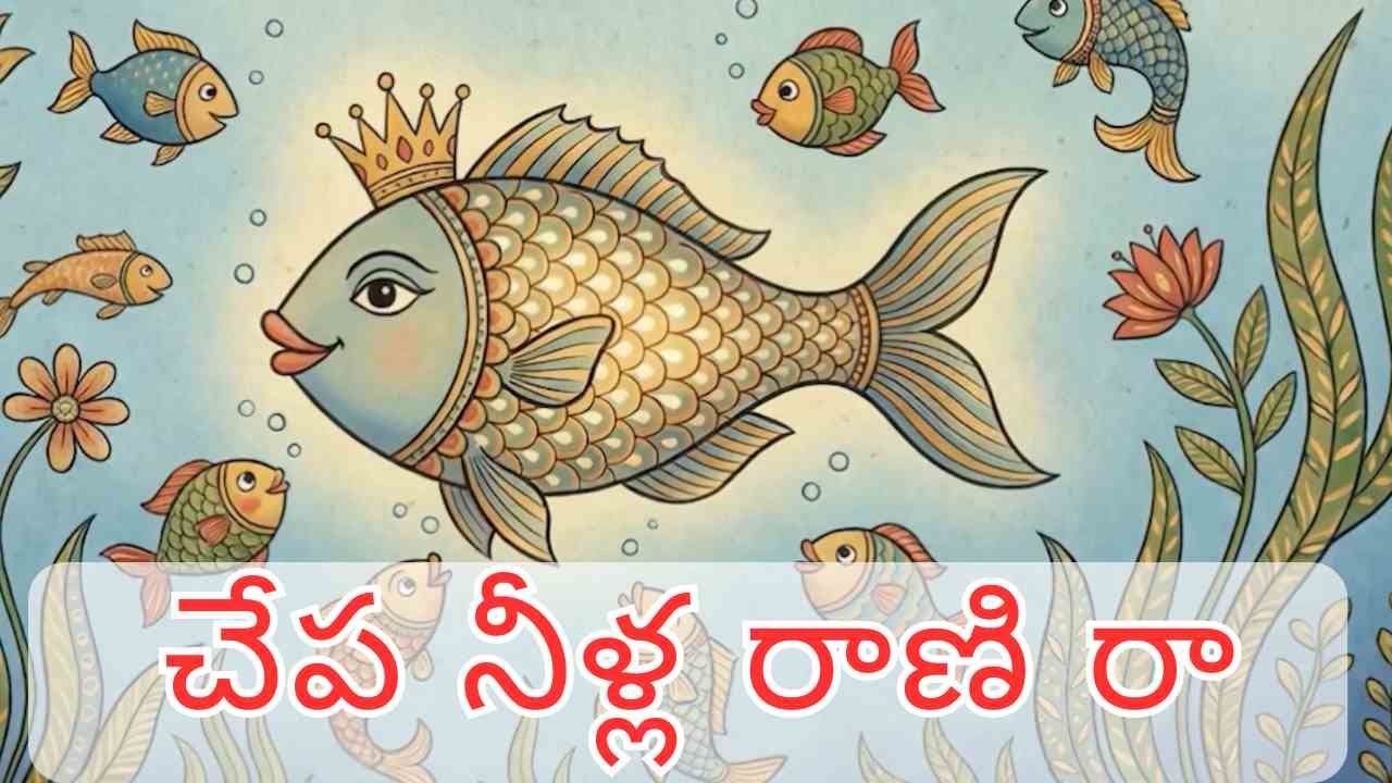 MACHLI JAL KI RANI  TELUGU-Chepa Neetiki Raani | Telugu Rhymes mariyu Pillala Patalu | Animation | 