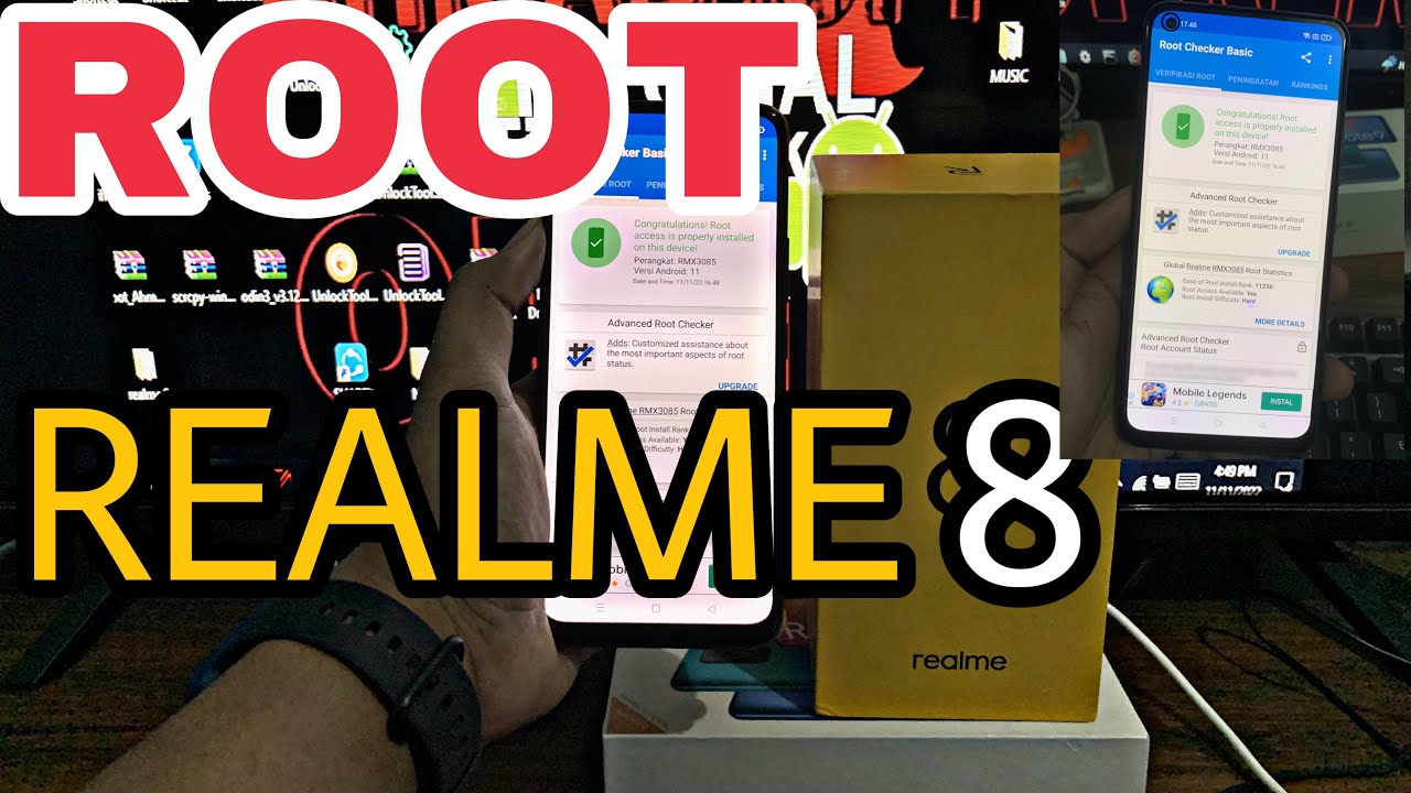 Root Realme 8 RMX3085 RUi.2 | ROOT Realme 8 RUI.2 (ANDROID 11)