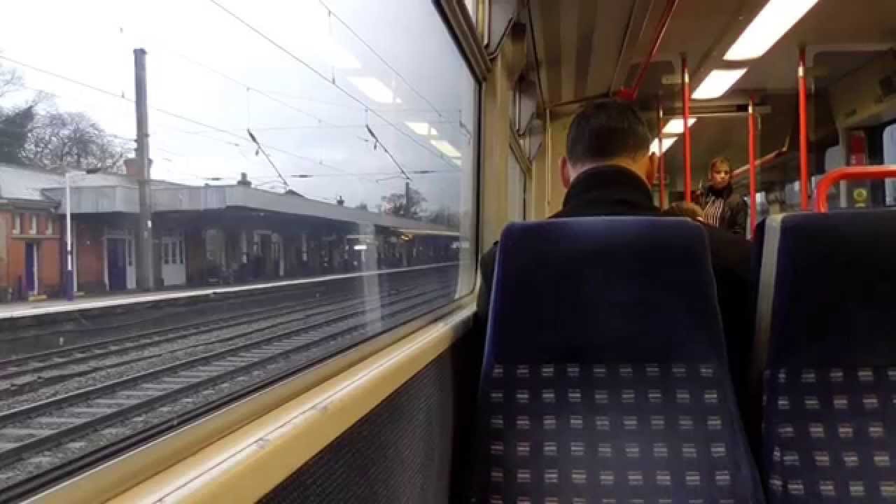 Leaving Hitchin Onboard A Great Northern Class 321 (24/11/15)