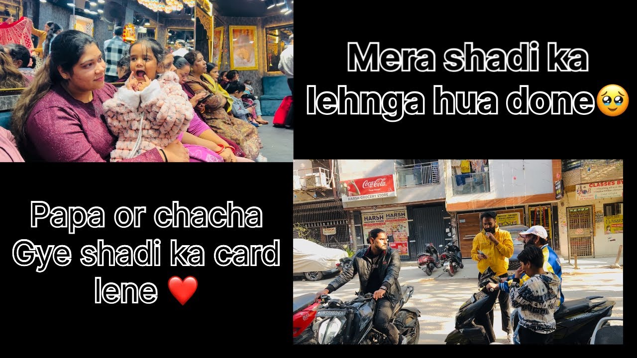 Mujhe Shadi ke lehnge me dekh ke sab huye emotional🥺❤️ ||Vanshikavlogs14|| 