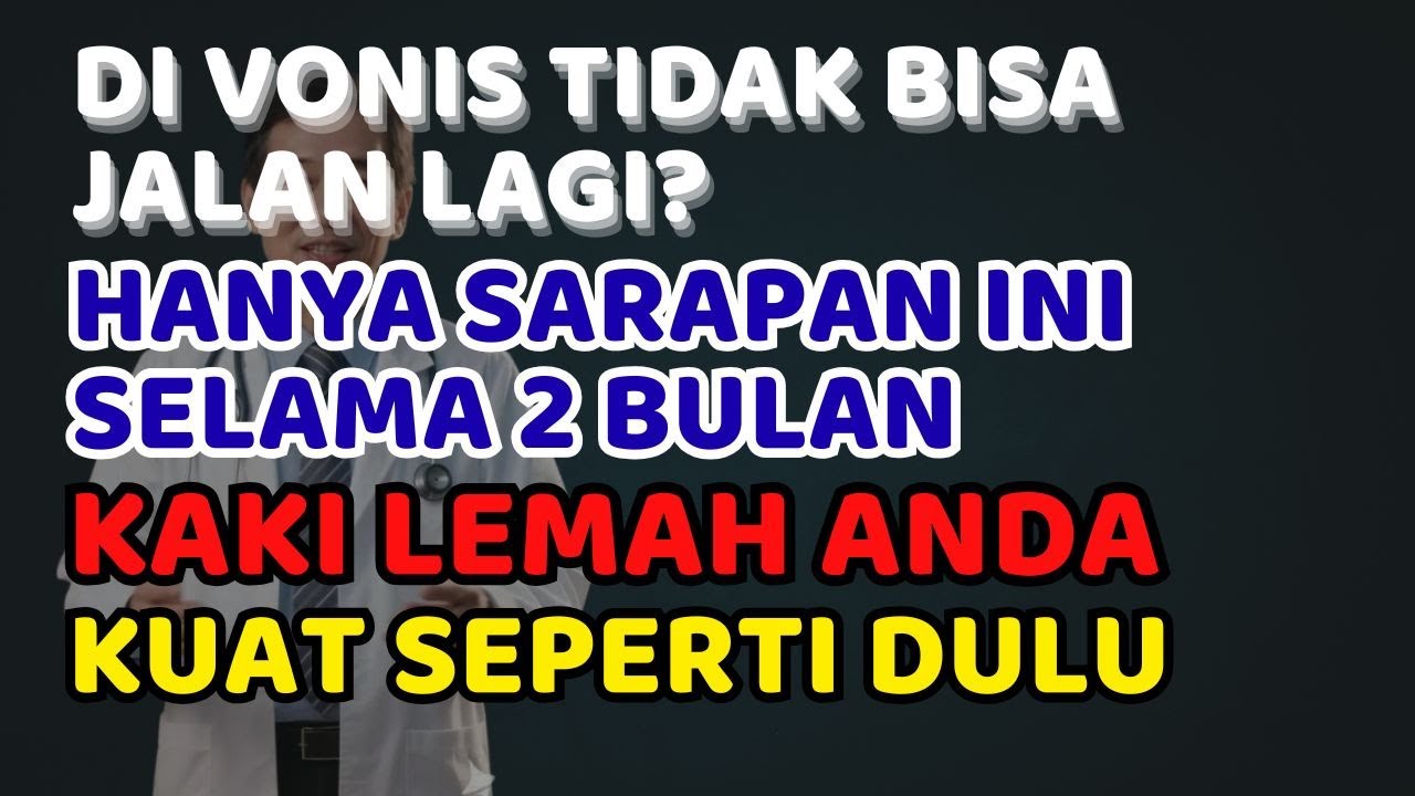 INI RAHASIA KAKI DAN OTOT LEMAH LANSIA JADI KUAT LAGI‼️