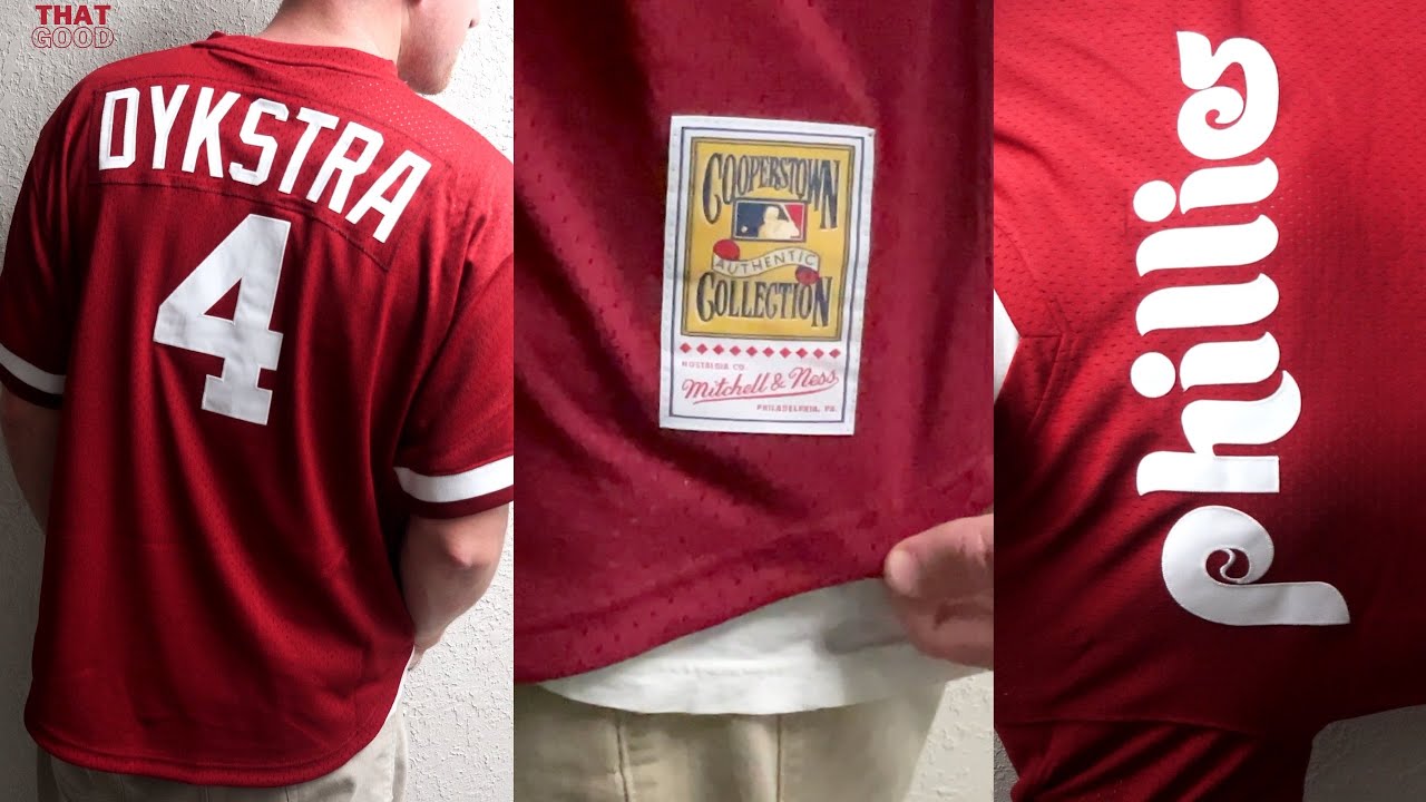 Damn Good. Mitchell And Ness Cooperstown Collection Philadelphia Phillies Batting Practice Jersey