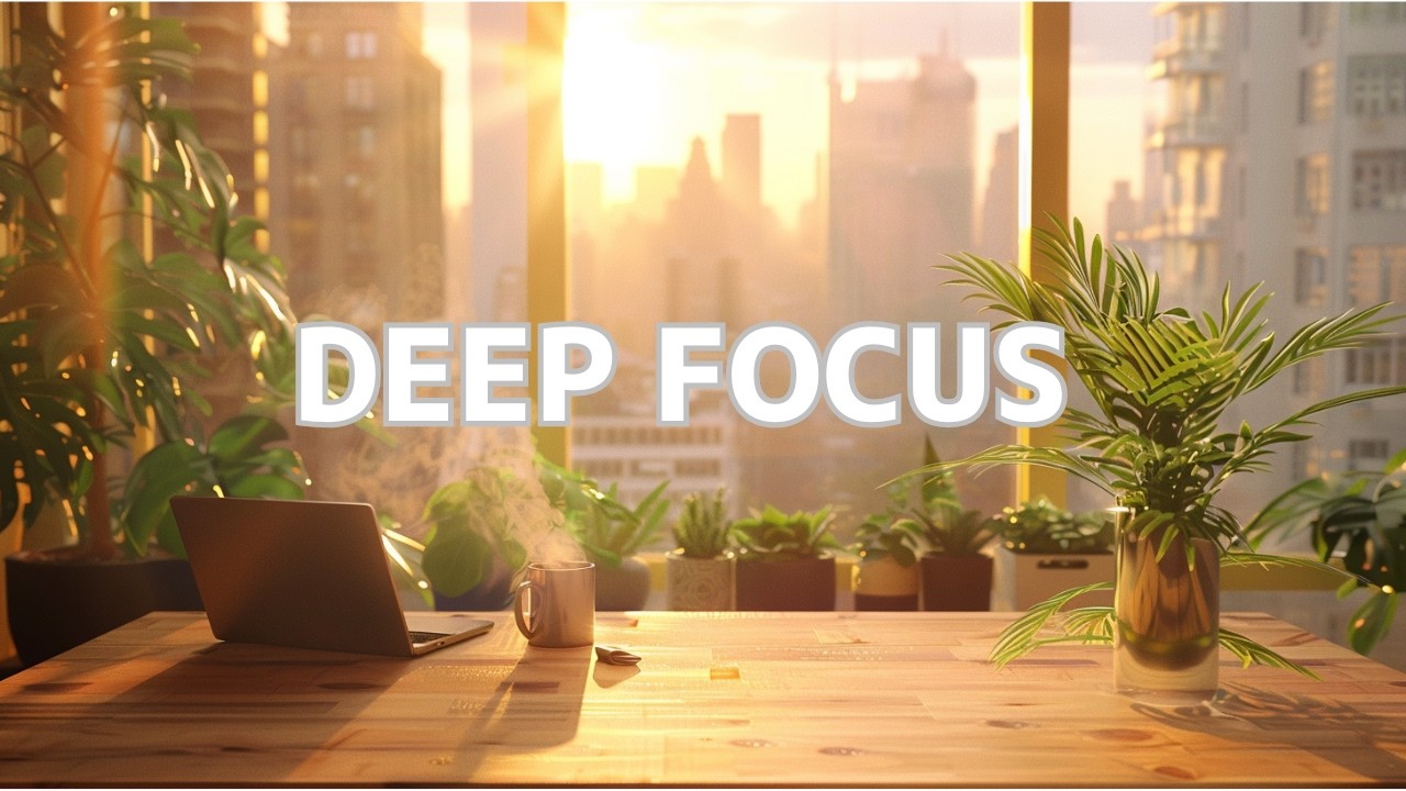 Deep Focus ☕ Lo-fi Jazz Piano for Deep Work & Calm Productivity