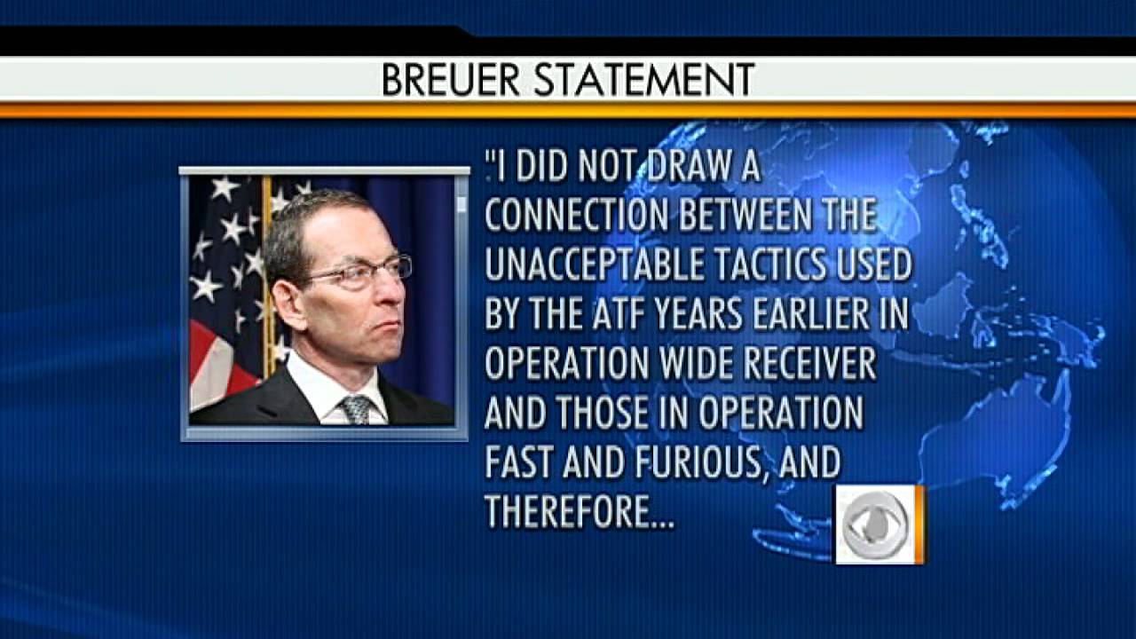 The Early Show - Justice Dept. knew of ATF 