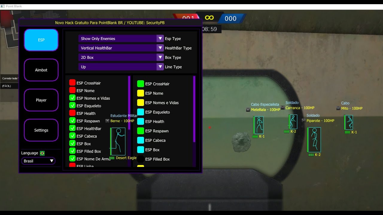 HACKER FREE SECURITYPB / GRATIS ATUALIZADO POINT BLANK BR 21/04/2025