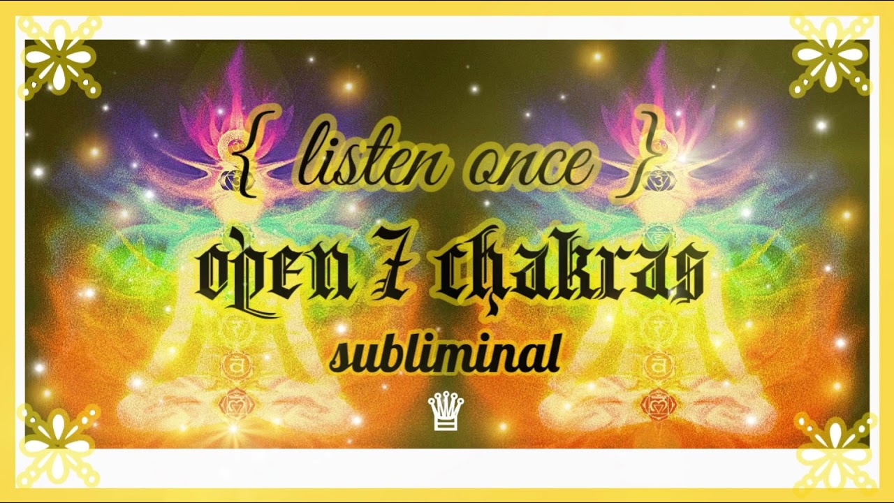 𝐀𝐖𝐀𝐊𝐄𝐍𝐈𝐍𝐆; 7 chakra opening + balancing subliminal ✧ 𝙡𝙞𝙨𝙩𝙚𝙣 𝙤𝙣𝙘𝙚, 𝙧𝙖𝙞𝙣 𝙫𝙚𝙧. •̩̩͙  𝒬𝒮