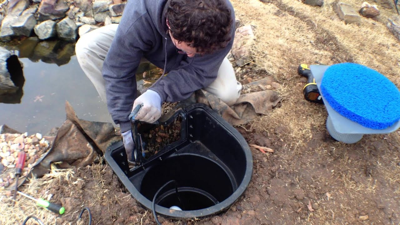 Helix Pond Skimmer Retro Fit Installation