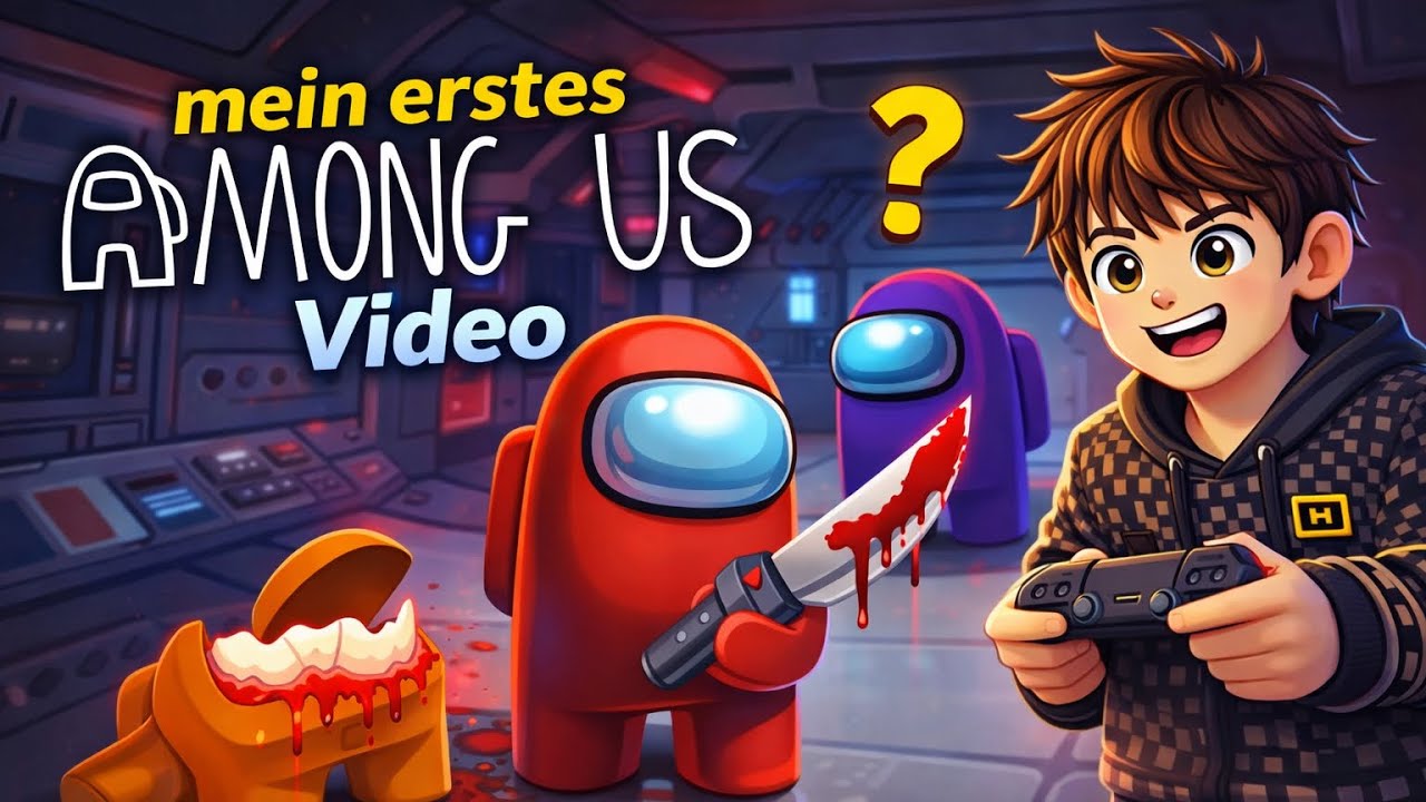 🚀 Mein ERSTES Among Us Video! 😳| #01 