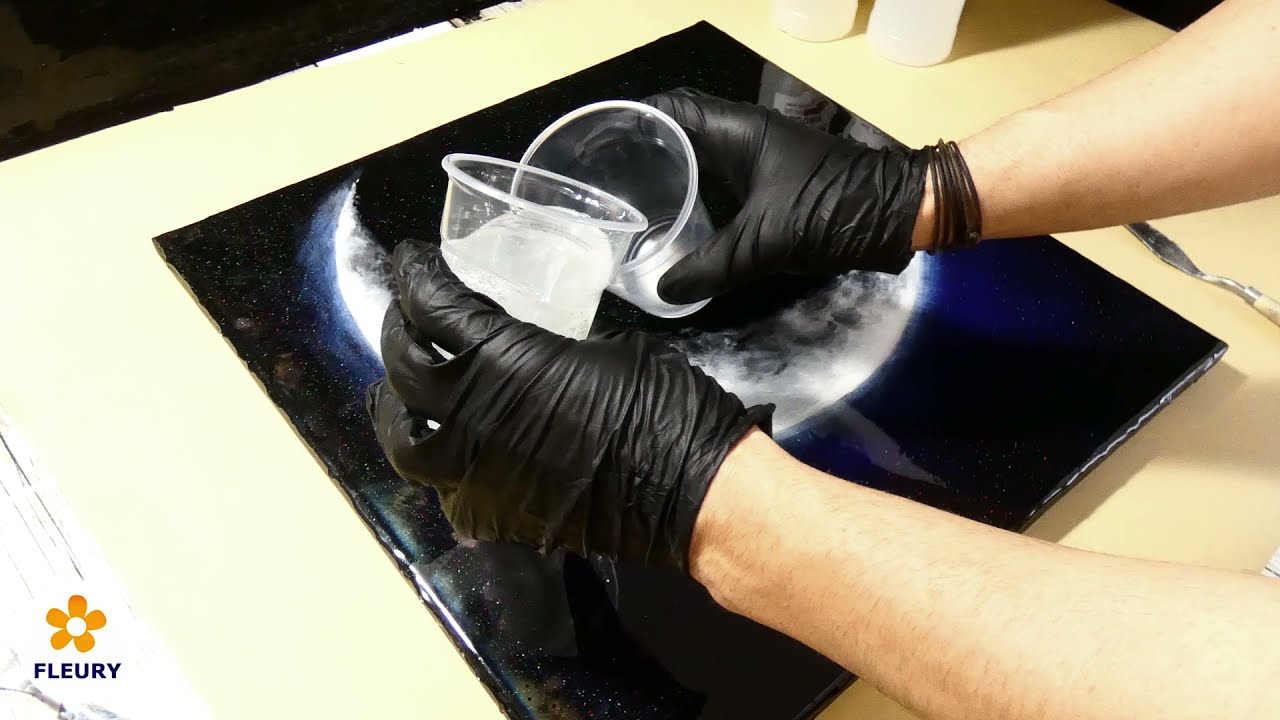 Resin Fix - Fehler in Epoxidharz Versiegelung beheben  | Resin Art Tutorial (Deutsch)